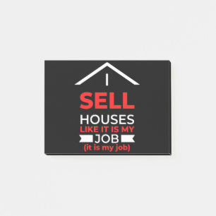 Bloco De Notas Vende Casas Como Se Fosse Meu Trabalho.