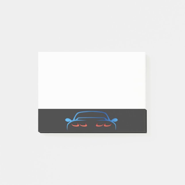 Bloco De Notas Vendedor Automóvel De Automóveis (Frente)