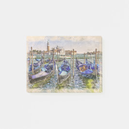 Bloco De Notas Venice Port Blue Boats