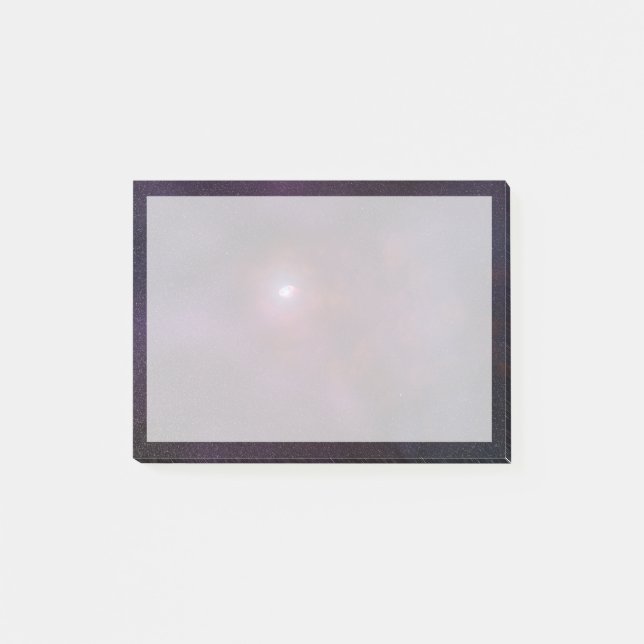 Bloco De Notas Vento Pulsar De Uma Estrela De Neutron. (Frente)