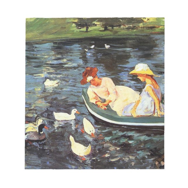 Bloco De Notas Verão (por Mary Cassatt) (Frente)