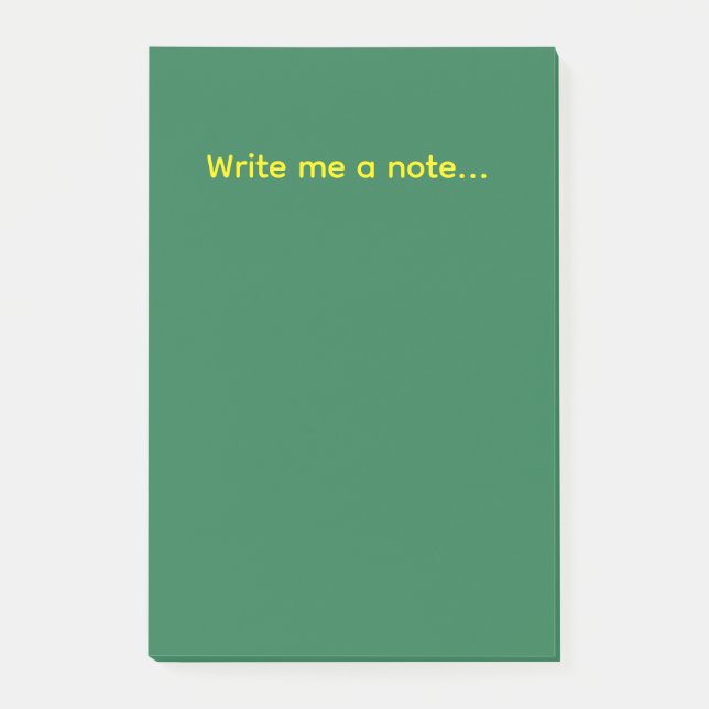 Bloco De Notas Verde (Frente)