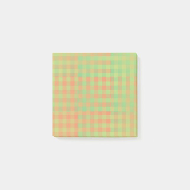 Bloco De Notas Verde Amarelo Laranja  (Frente)