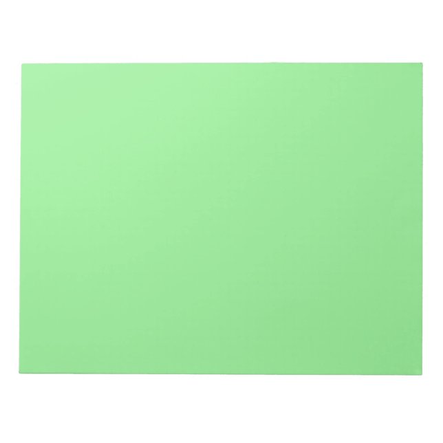 Bloco de Notas Verde Claro Fresco para Notas Diári (Frente)