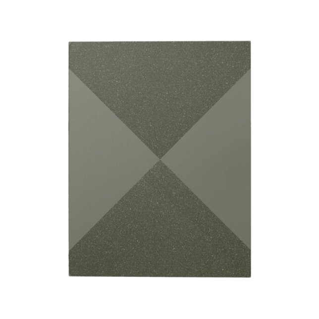 Bloco de Notas Verde Diamond Dividido - Personaliz (Invertido)