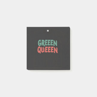 BLOCO DE NOTAS VERDE QUEEN