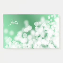 Bloco De Notas Verde texture.text do estilo de Bokeh