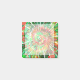 Bloco De Notas Verde, Vermelho, Cor de Gravata Laranja