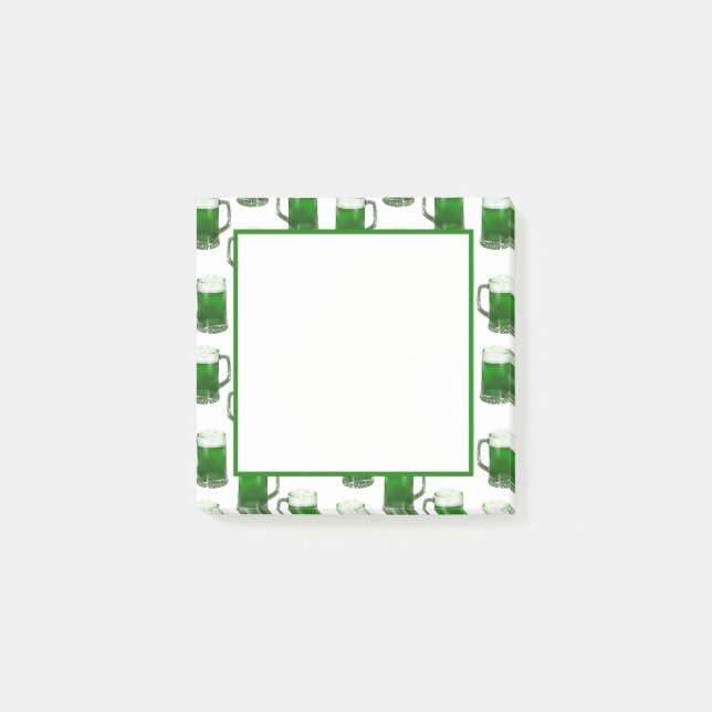 Bloco De Notas Verdes - Notas Brancas (Frente)