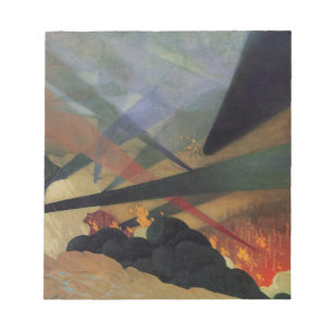 Bloco De Notas Verdun (1ª Cena de Batalha da Guerra Mundial) (por