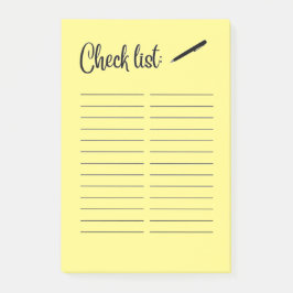 BLOCO DE NOTAS VERIFICAR LISTA