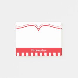 Bloco De Notas Vermelho Coletivo Clássico com Texto Seco