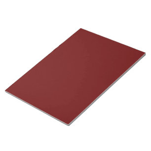 Bloco De Notas Vermelho sanguíneo (cor sólida)