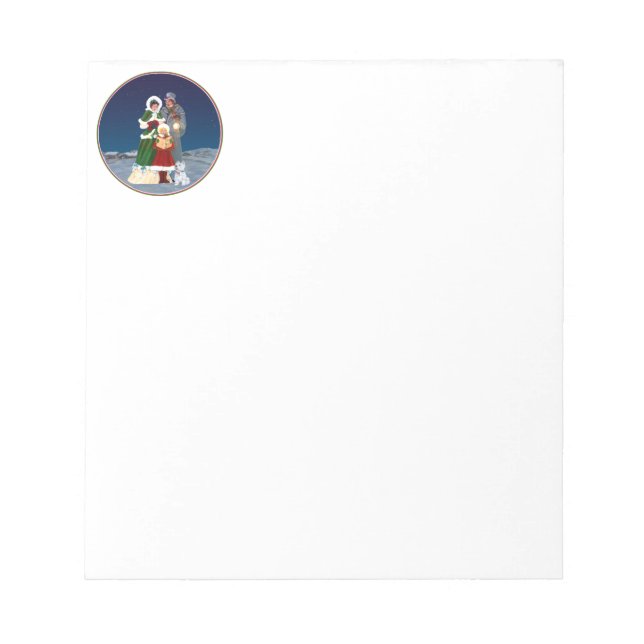 Bloco De Notas Véspera de Natal (Frente)