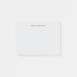 Bloco De Notas Veterinary Clinic Customizable Post‑It® Notes