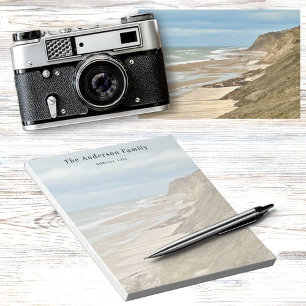 Bloco De Notas Viagem de praia de fotos da família personalizada