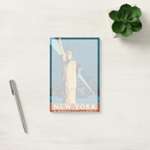 Bloco De Notas Viagens vintage Para Nova Iorque