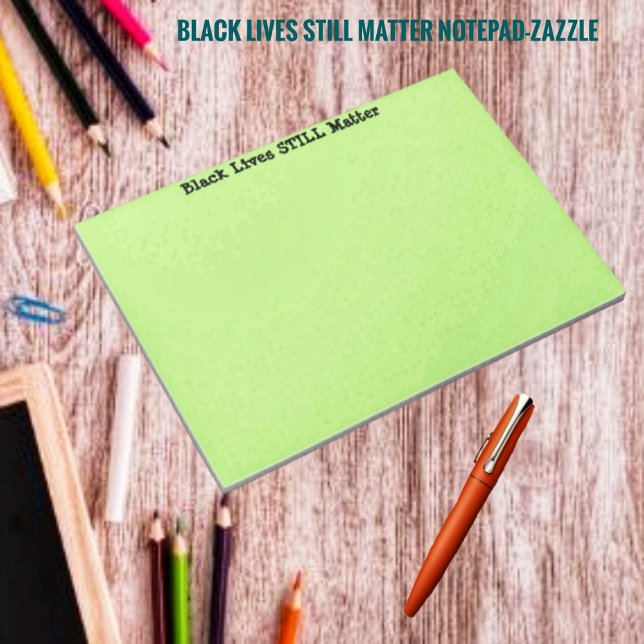 Bloco De Notas Vidas Negras AINDA IMPORTAM (Criador carregado)