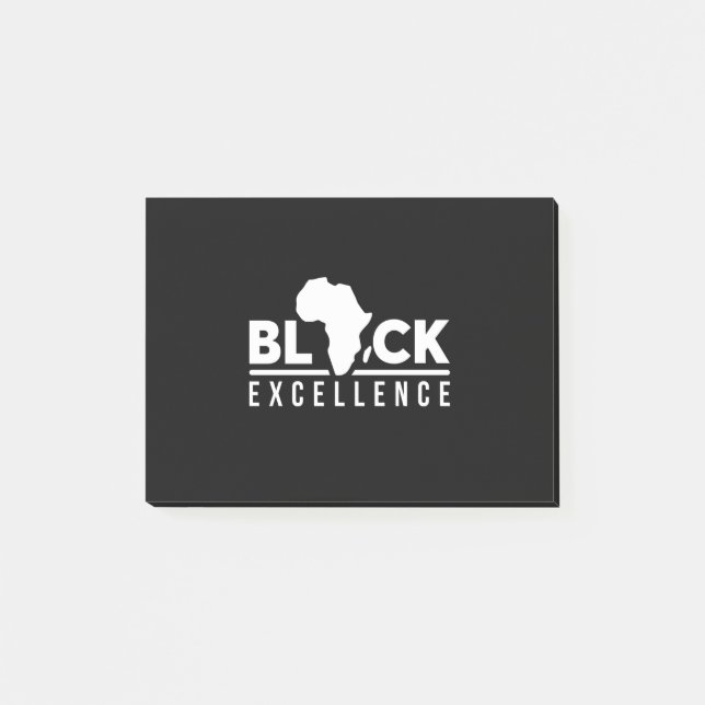 Bloco De Notas Vidas Negras Importam Excelência Negra (Frente)