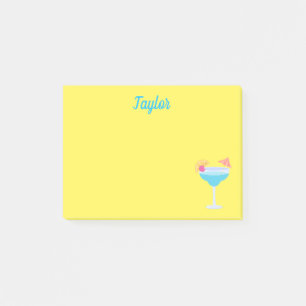 Bloco De Notas Vidro de cocktail bonito