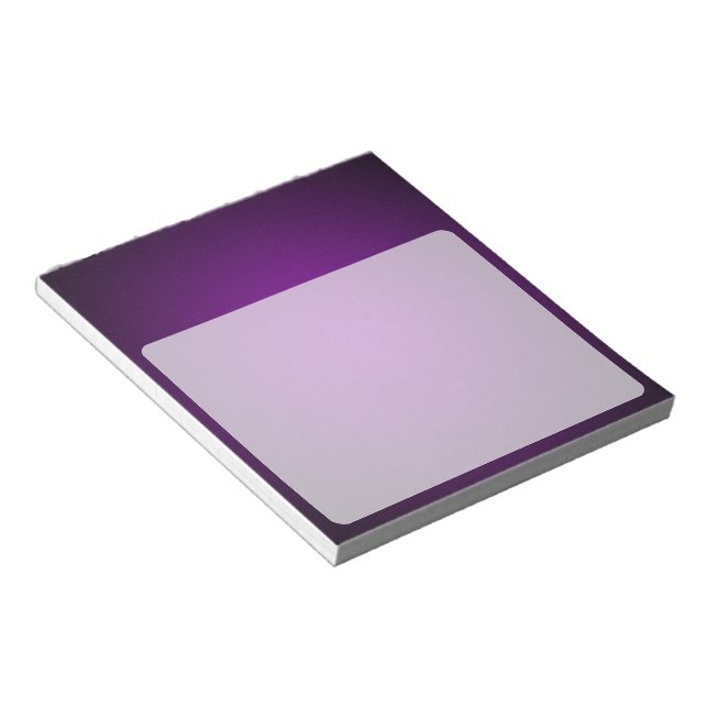 Bloco De Notas Vigneta Preto-Roxo Granulado (Inclinado)
