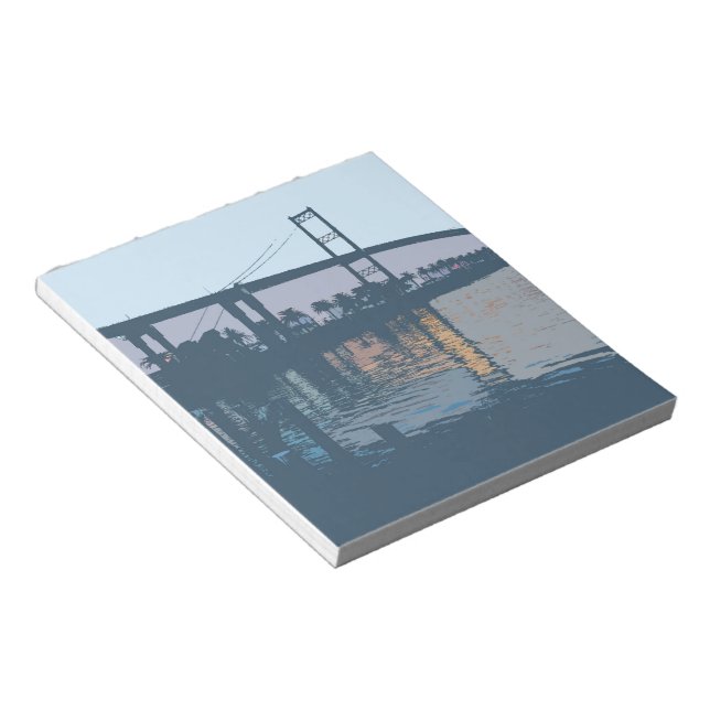 Bloco De Notas Vincent Thomas Bridge Notepad (Inclinado)