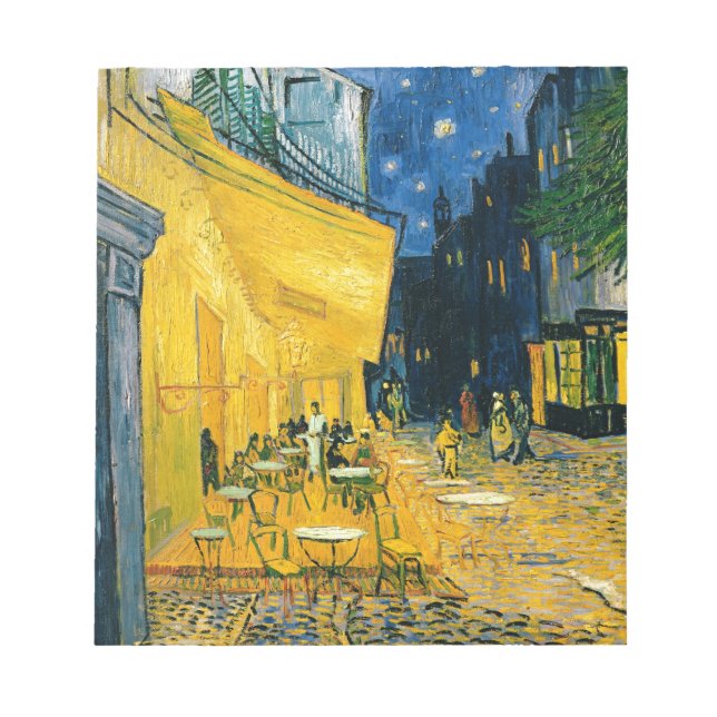 Bloco De Notas Vincent van Gogh | Cafe Terrace, Place du Forum (Frente)