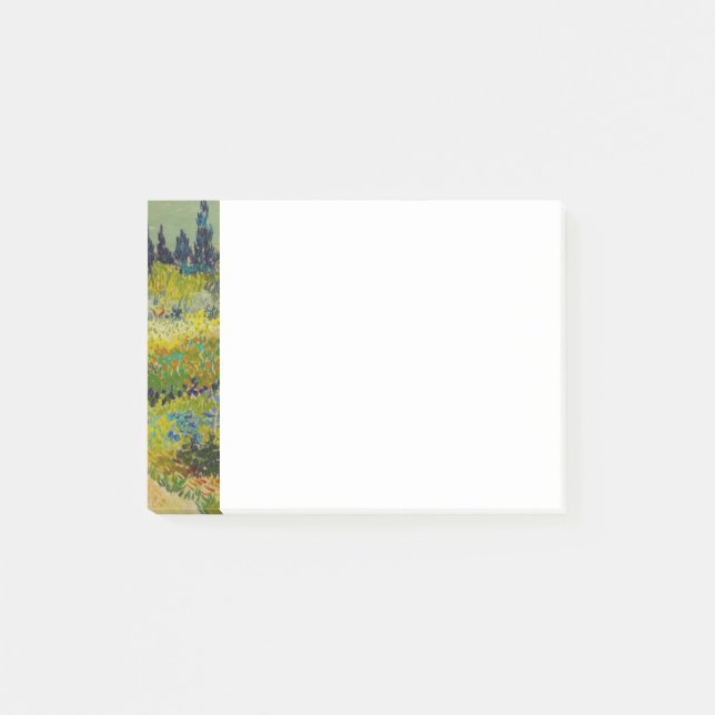 Bloco De Notas Vincent Van Gogh Garden em Arles (Frente)