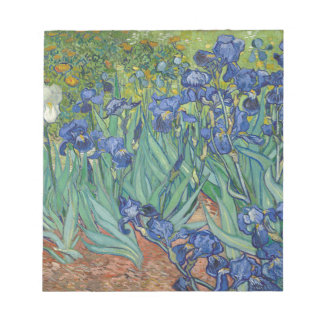 Bloco De Notas Vincent Van Gogh irrisa pintura de flores de arte
