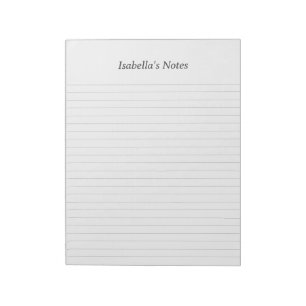 Bloco de Notas Vinculado de Notas de Nome Personal