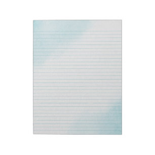 Bloco de Notas Vinculado de Papel de Carta de Água