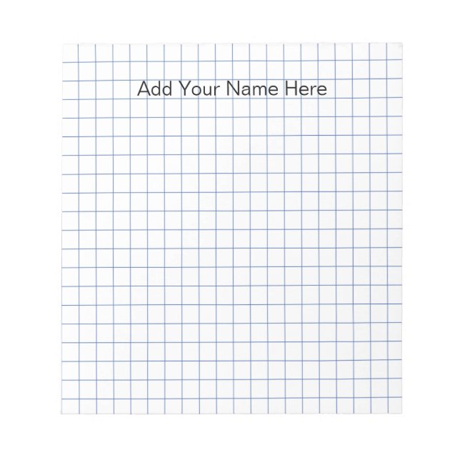 Bloco de Notas Vinculado Personalizado (Frente)