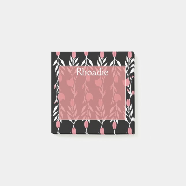 Bloco De Notas Vinha de Rosa bonito (Frente)