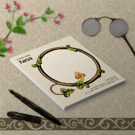 Bloco De Notas Vinhas medievais acanthus home/work CC1109 Editabl