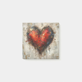 Bloco De Notas Vintage Abstract Hearts - Notes