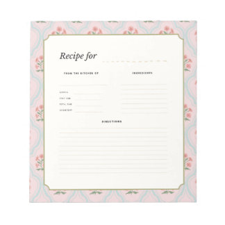 Bloco De Notas Vintage Botanical Herb Shopping List Notepad