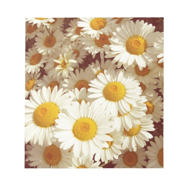 Bloco De Notas Vintage daisies (Frente)