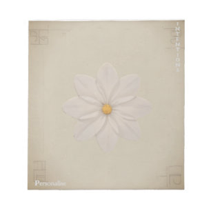 Bloco De Notas Vintage Daisy Wildflower Personal Scrapbook Paper