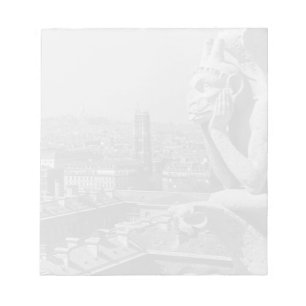 Bloco De Notas Vintage França Paris Notre Dame Catedral