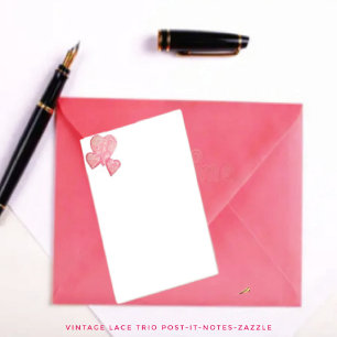 Bloco De Notas Vintage Lace Trio