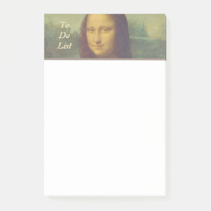 Bloco De Notas Vintage Leonardo da Vinci Mona Lisa