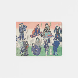 Bloco De Notas Vintage lithographic triptych, Chotto Hitokuchi