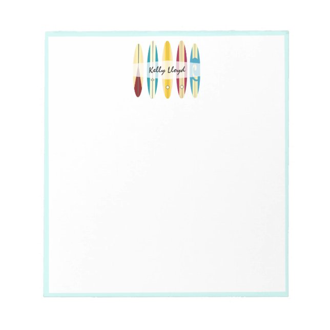 Bloco De Notas Vintage Longboards (Frente)