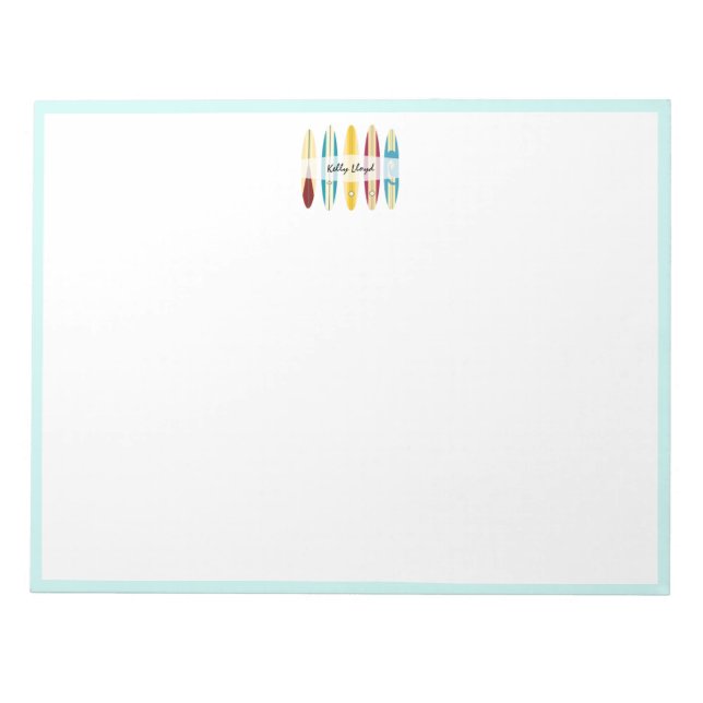 Bloco De Notas Vintage Longboards (Frente)