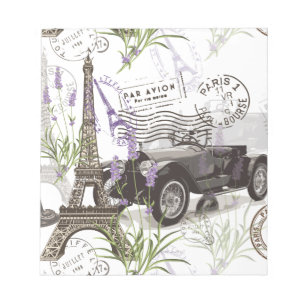 Bloco De Notas Vintage Paris