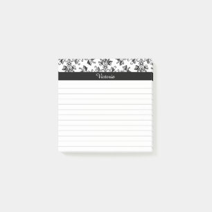 Bloco De Notas Vintage Personalizado Daisy Pala Arte Floral Vinhe