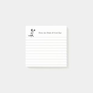 Bloco De Notas Vintage Personalizado Vintage Legal Top Hat Cat Vi