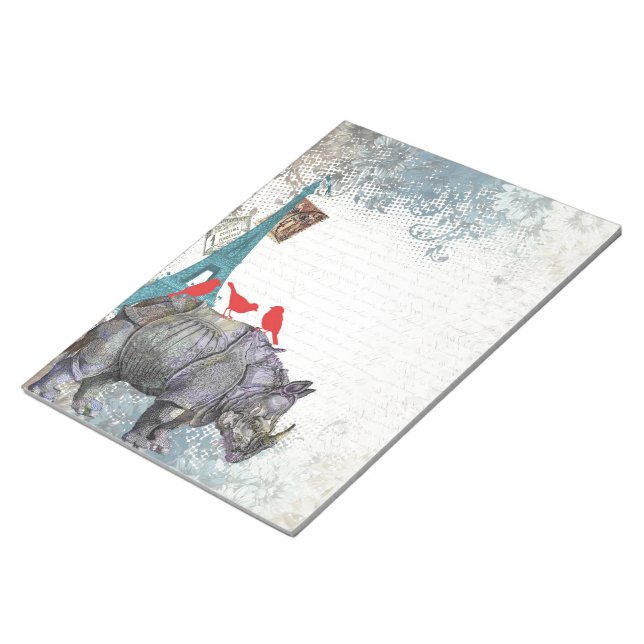 Bloco De Notas Vintage rhino (Inclinado)