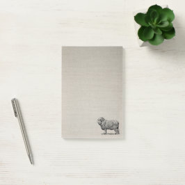 Bloco De Notas Vintage Sheep