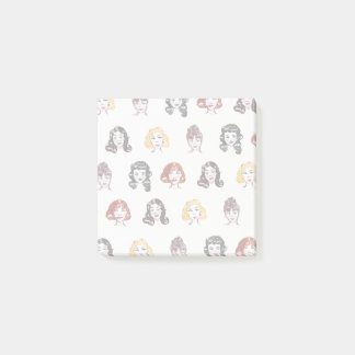 Bloco De Notas Vintage Watercolour Pinup Sticky Notes